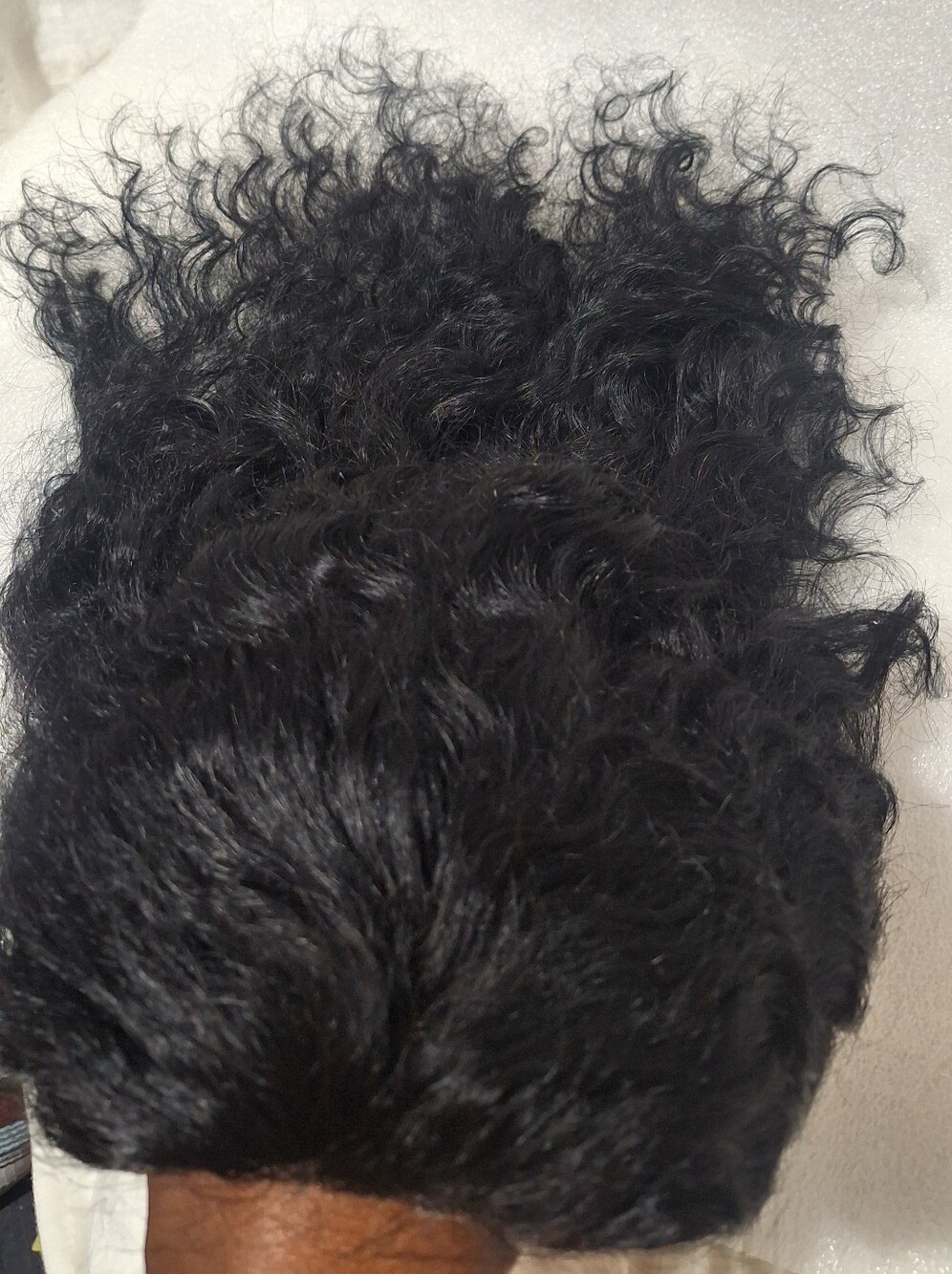Natural Black Curly 100 Percent Human Hair Wig Women Hair